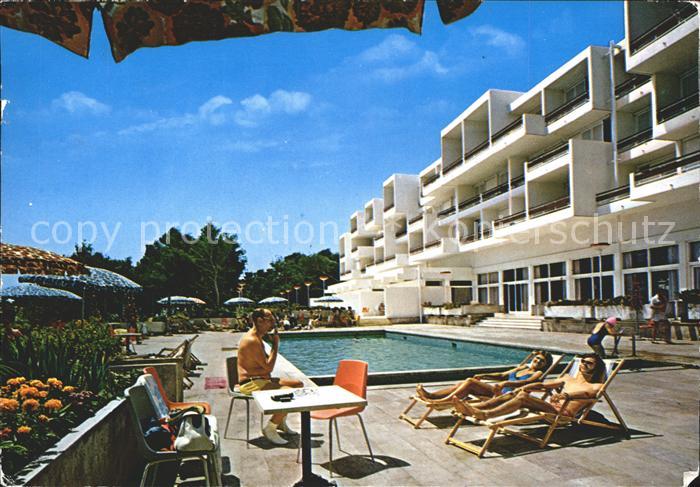 Rab Kroatien Hotel Carolina Terrasse Bassin