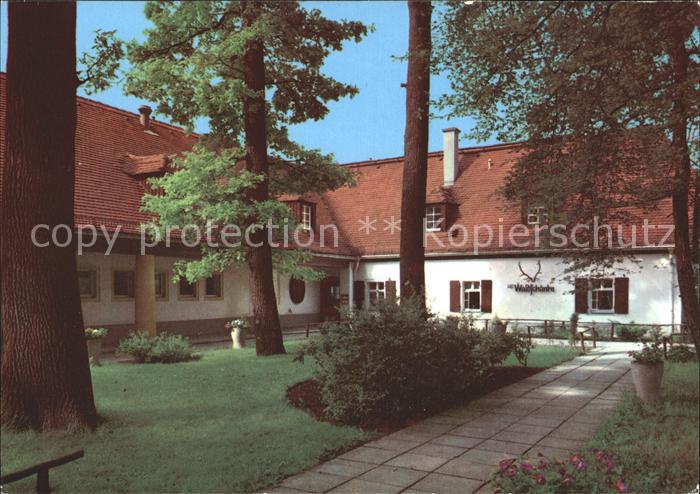 Moritzburg Sachsen Waldschaenke Historische Gaststaette mit Hotel