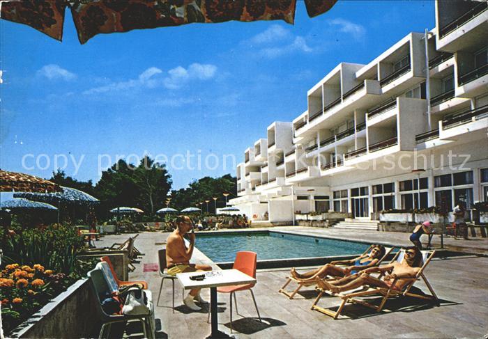 Rab Kroatien Hotel Carolina Terrasse