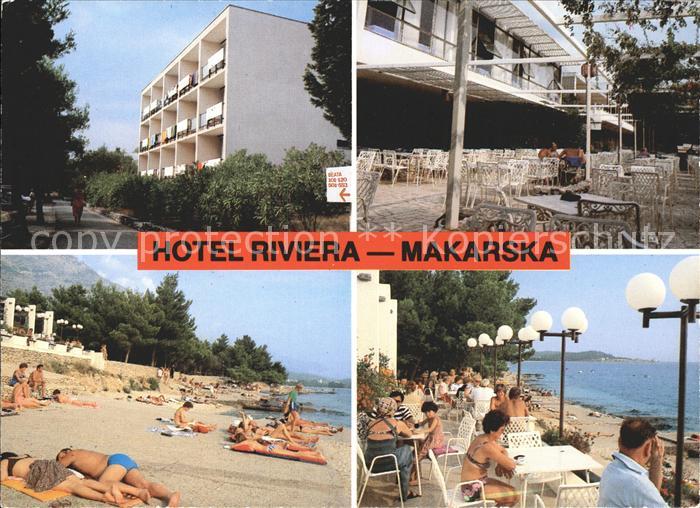 Makarska Dalmatien Hotel Riviera