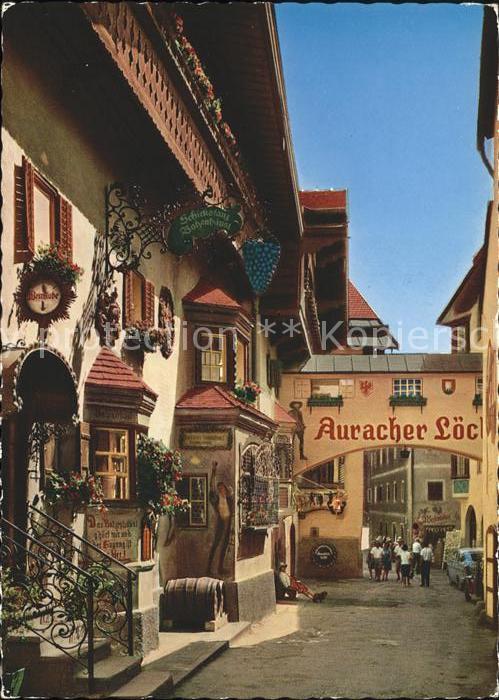 Kufstein Tirol Roemerhofgasse Gaststaette Auracher Loechl