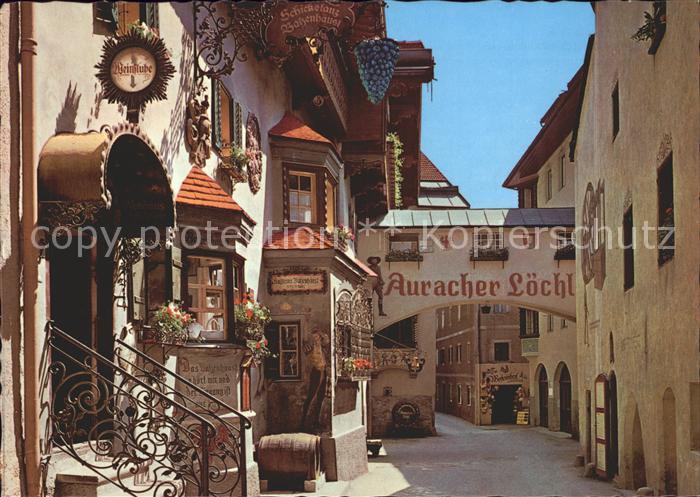Kufstein Tirol Roemerhofgasse Weinhaeuser Batzenhaeusl Auracher Loechl