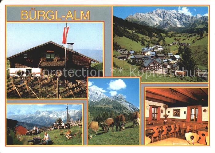 Dienten Hochkoenig Jausenstation Buergl-Alm