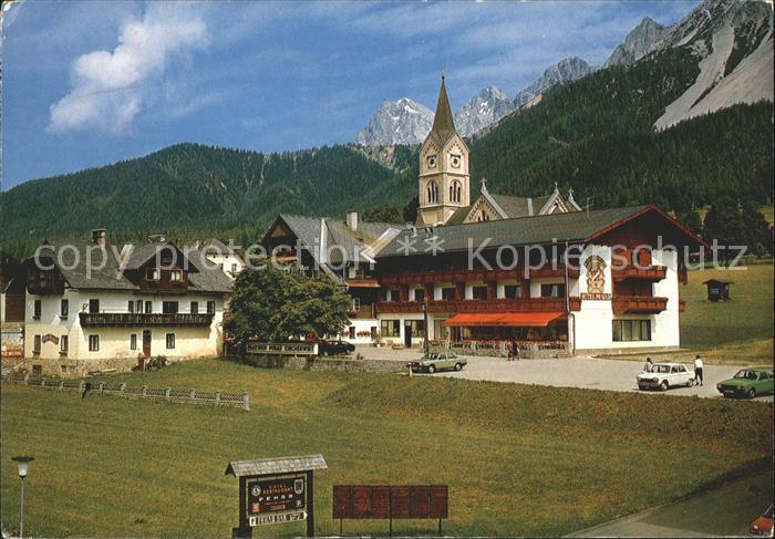 Ramsau Dachstein Steiermark Evangelische Kirche Gasthof Kirchenwirt-Pehab