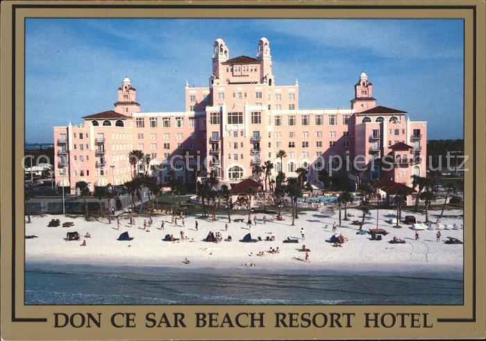 St Petersburg Florida Don Ce Sar Beach Resort Hotel Gulf of Mexico