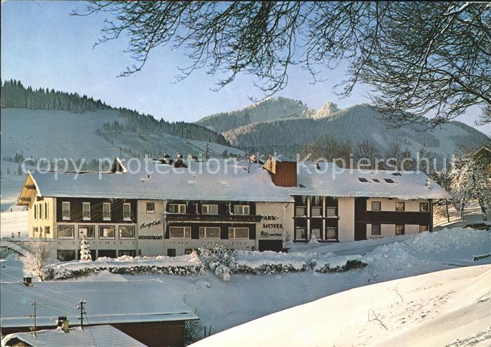 Nesselwang Allgaeu Bayern Parkhotel Bergcafe