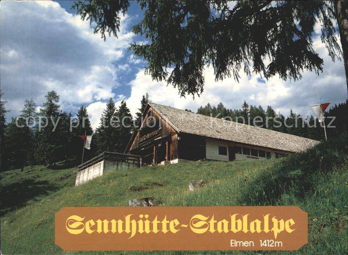 Elmen Tirol Sennhuette-Stablalpe