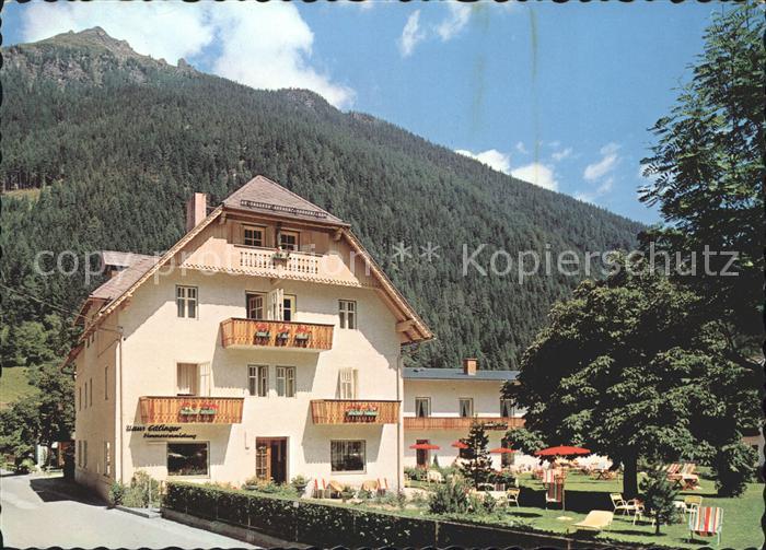 Mallnitz Kaernten Haus Edlinger