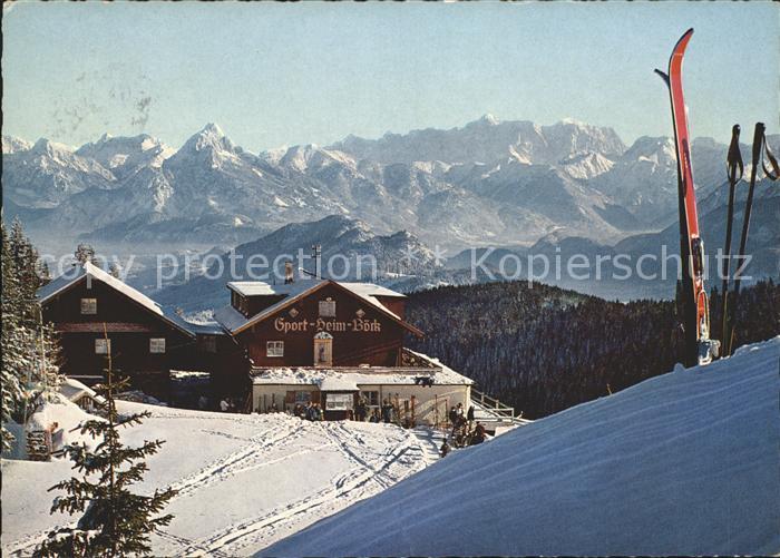 Nesselwang Allgaeu Bayern Sportheim Boeck Edelsberg Saeuling Zugspitze