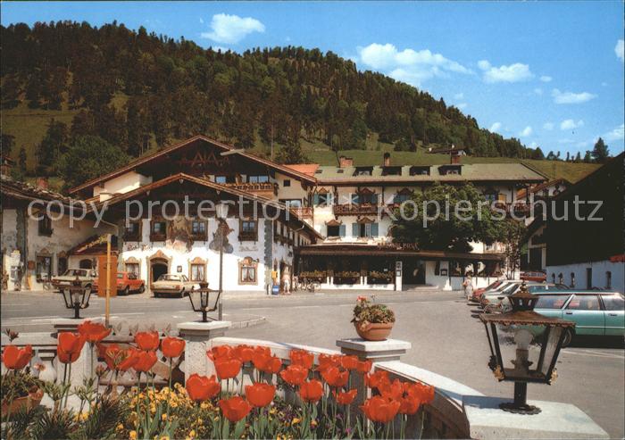 Wallgau Lueftimalerei Hotel-Gasthof Post