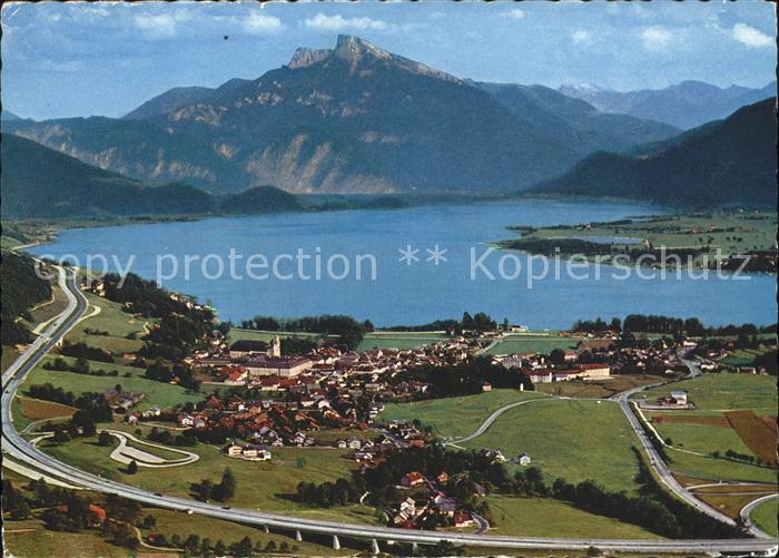 Mondsee Salzkammergut Schafberg Autobahn Salzburg-Wien