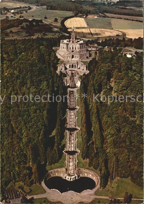 Wilhelmshoehe Kassel Fliegeraufnahme Herkules Kaskaden