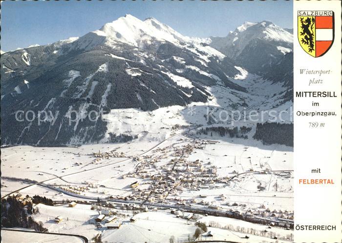Mittersill Oberpinzgau Felbertal Fliegeraufnahme