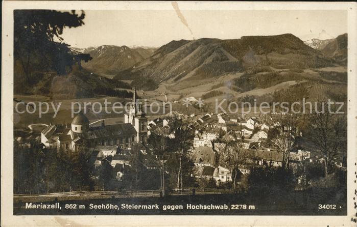 Mariazell Steiermark gegen Hochschwab