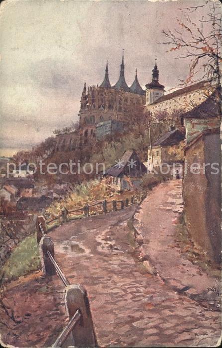 Kutna Hora Kuenstlerkarte Burg