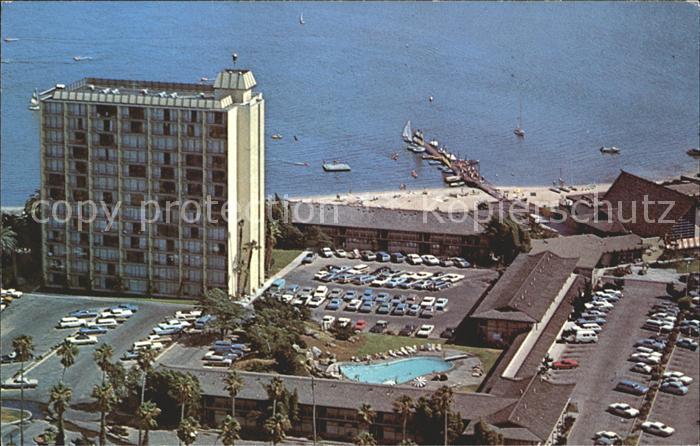 San Diego California Fliegeraufnahme Catamaran Hotel