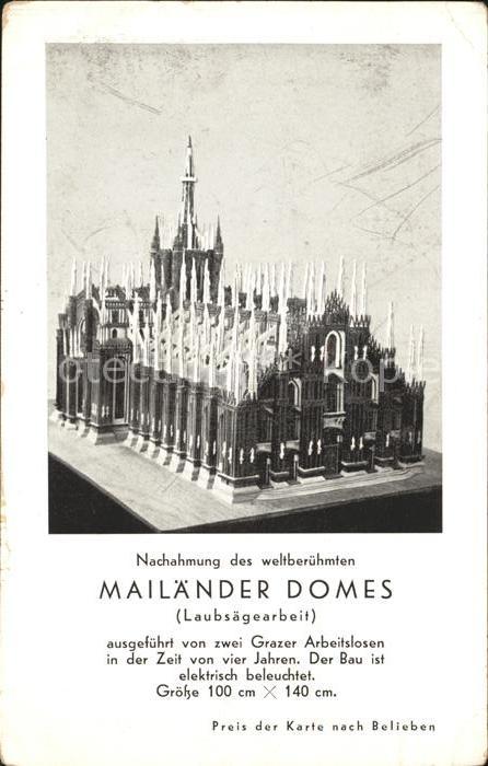 Milano Model des Mailaender Doms
