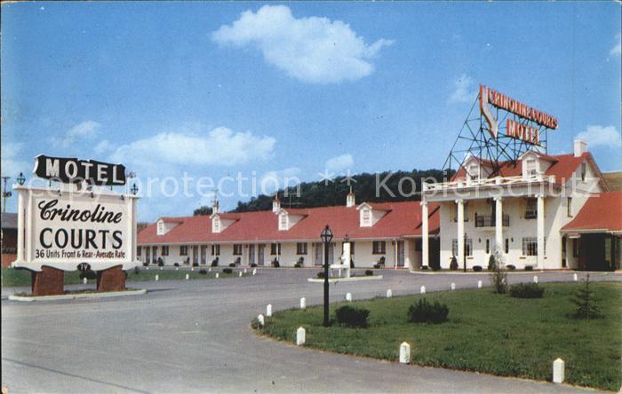 Bedford Pennsylvania Crinoline Courts Motel