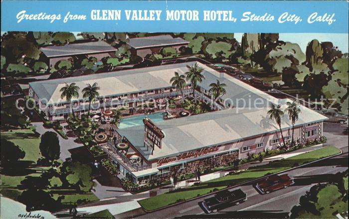 Studio City Glenn Valley Motor Hotel Zeichnung