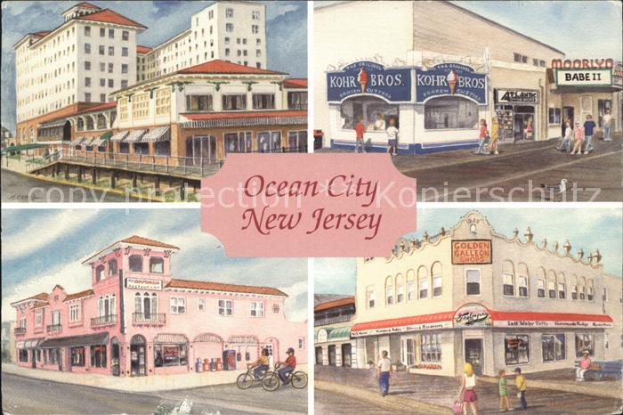 Ocean City New Jersey Ocean City Zeichnungen