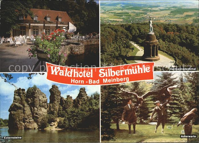 Horn Lippe Waldhotel Silbermuehle Adlerwarte Externsteine Hermannsdenkmal