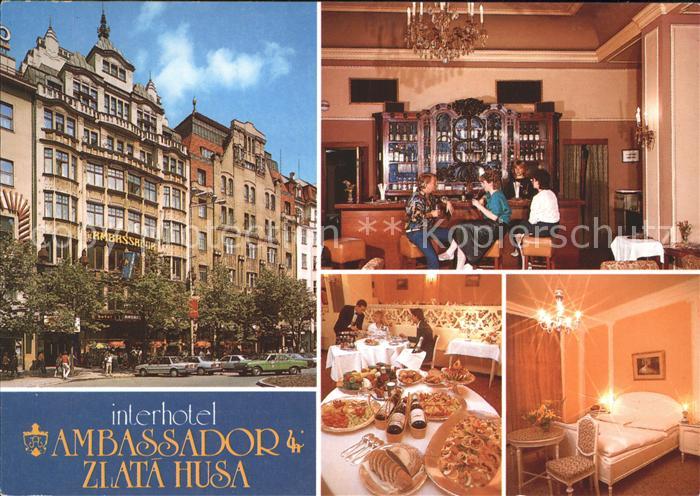 Prag Prahy Prague Interhotel Amassador Zlata Husa