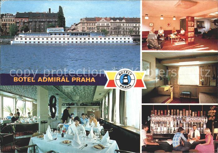 Prag Prahy Prague Botel Admiral Hotelschiff