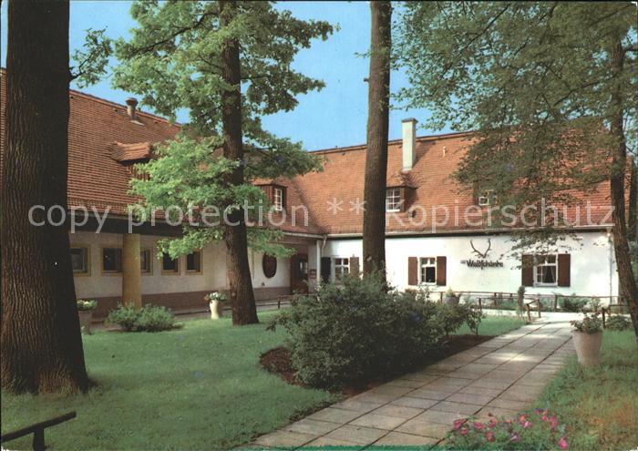 Moritzburg Sachsen Waldschaenke Moritzburg Restaurant Hotel