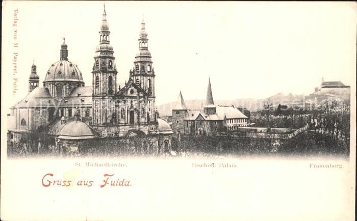 FULDA Hessen St. Michaelkirche Bischoefliches Palais Frauenberg