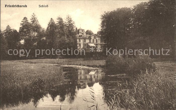 Friedrichsruh Aumuehle Schloss