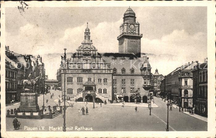 Plauen Vogtland Markt Rathaus