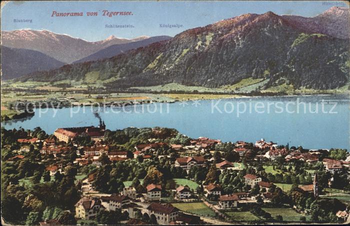 Tegernsee Bayern Schiltenstein Koenigsalpe Blauberg