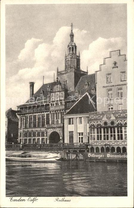 Emden Ostfriesland Rathaus Hotel
