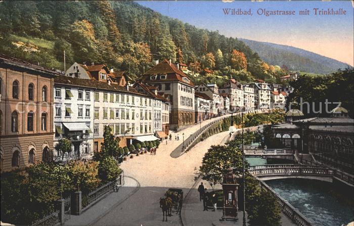 Wildbad Schwarzwald Olgastrasse Trinkhalle