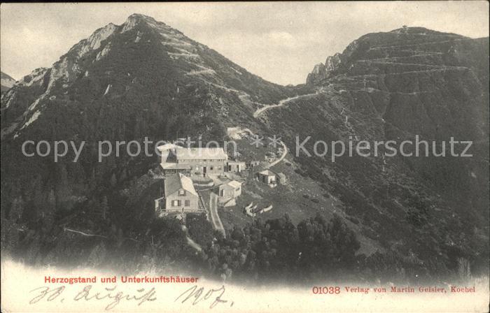 Herzogstand Unterkunftshaeuser