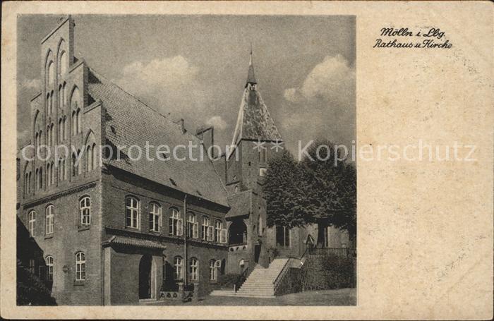 Moelln Lauenburg Rathaus Kirche