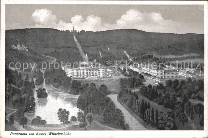 Wilhelmshoehe Kassel Panorama