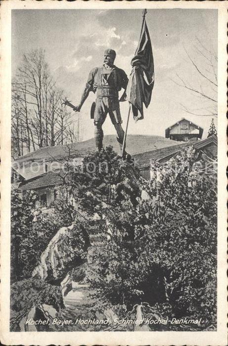 Kochel See Hochland Schmied-Kochel-Denkmal