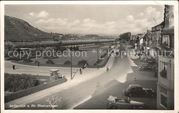 Andernach Rhein Rheinland-Pfalz Rheinanlagen