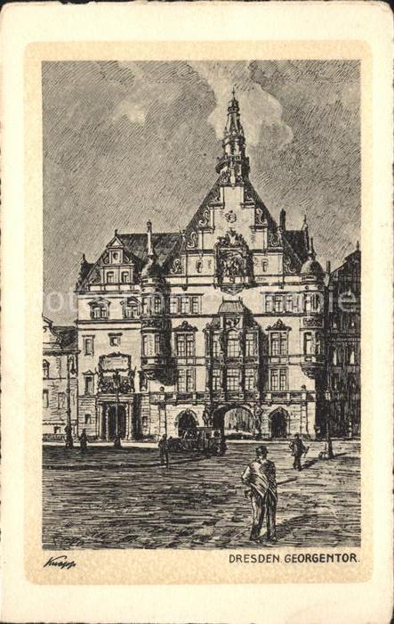 DRESDEN Elbe Georgentor