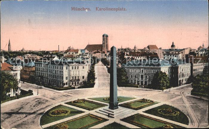 Muenchen Bayern Karolinenplatz