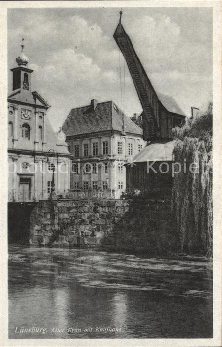 LueNEBURG  CITY Alter Kran Kaufhaus