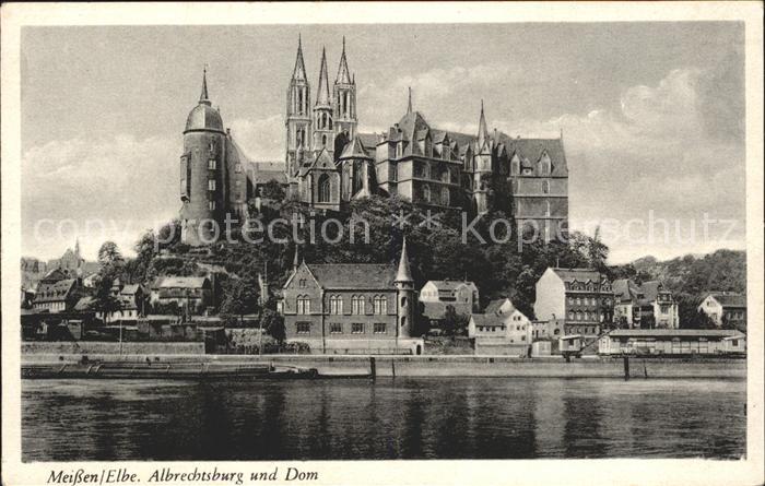 Meissen Elbe Sachsen Albrechtsburg Dom
