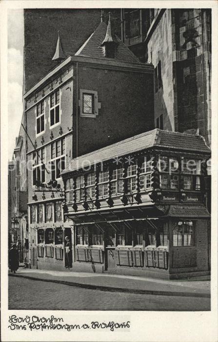 Bad Aachen Restaurant Postwagen Rathaus