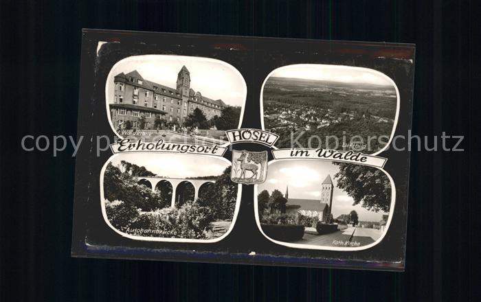 Hoesel Fliegeraufnahme Waldklinik Autobahnbruecke