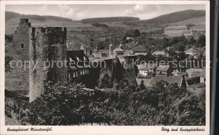 Bad Muenstereifel Burg Kneippkurhaus