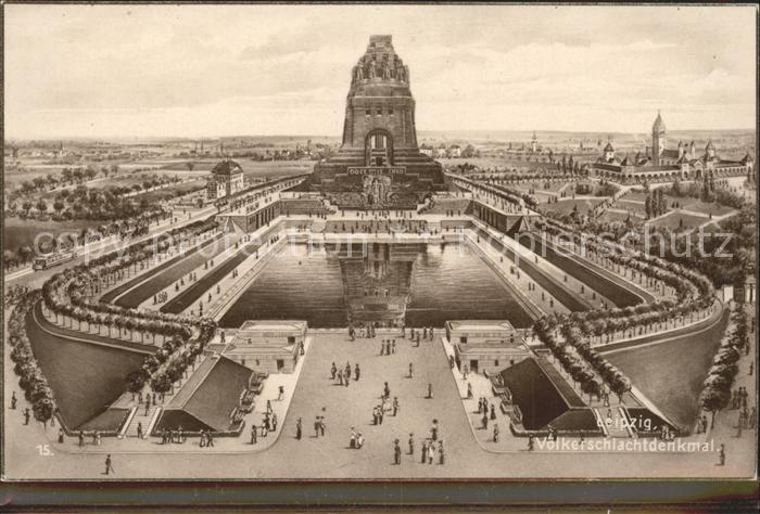 LEIPZIG Sachsen Voelkerschlachtdenkmal