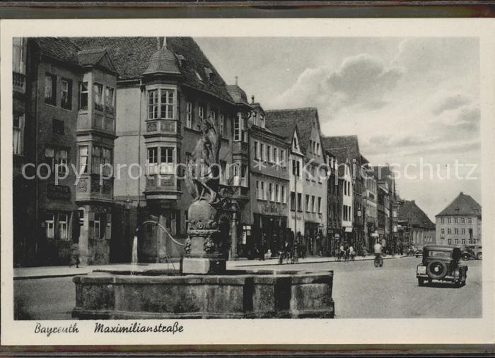 Bayreuth Maximilianstrasse Brunnen