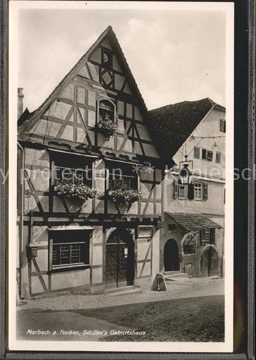 Marbach Neckar Schiller's Geburtshaus