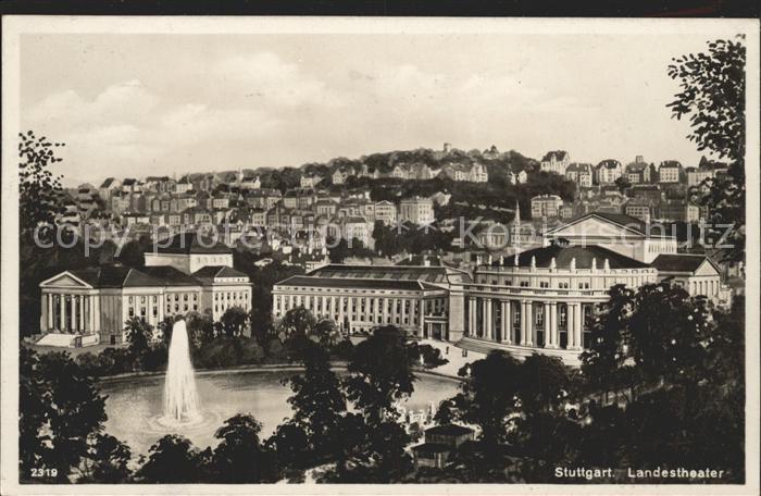 STUTTGART  CITY Landestheater